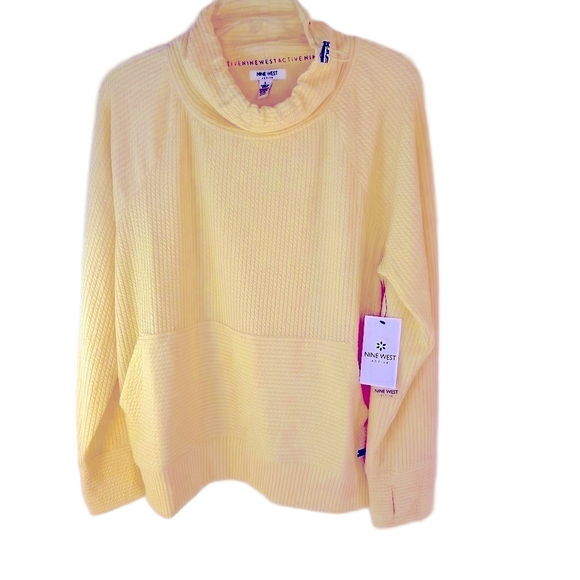 Nine West Tops - NWT Nine West Active Mock Turtleneck Long Sleeve Lightweight Shirt Women L